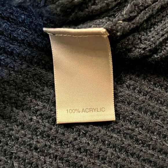 Avenue Design Sweater Collection Blue Ribbed 3/4 Sleeve 22/24 Sweater - Picture 9 of 10